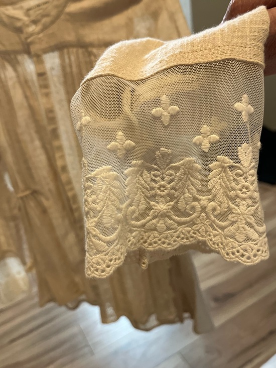 Spell Tops - Spell & The Gypsy Neutral Ivory-Tone Button Front Blouse